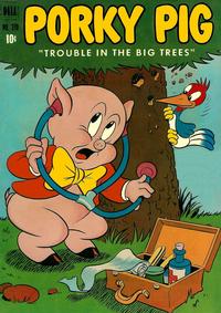 Cover for Four Color (Dell, 1942 series) #370 - Porky Pig, Trouble in the Big Trees