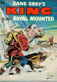 Cover for Four Color (Dell, 1942 series) #384 - Zane Grey's King of the Royal Mounted