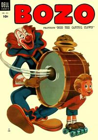 Cover Thumbnail for Four Color (Dell, 1942 series) #551 - Bozo, featuring Bozo the Capitol Clown