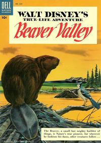 Cover for Four Color (Dell, 1942 series) #625 - Walt Disney's True-Life Adventure Beaver Valley
