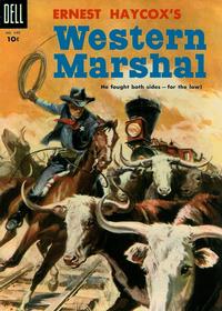 Cover Thumbnail for Four Color (Dell, 1942 series) #640 - Ernest Haycox's Western Marshal