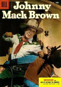 Cover Thumbnail for Four Color (Dell, 1942 series) #645 - Johnny Mack Brown