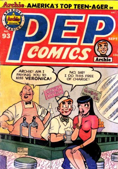 Cover for Pep Comics (Archie, 1940 series) #93