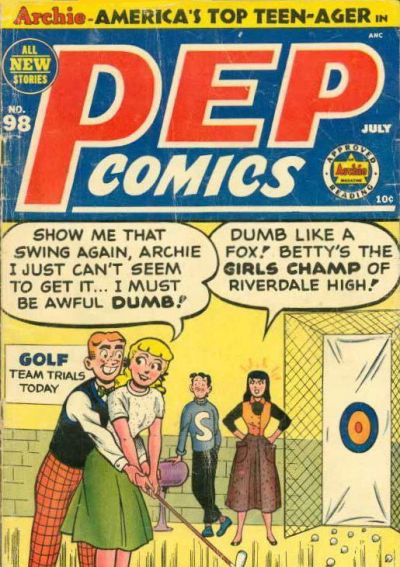 Cover for Pep Comics (Archie, 1940 series) #98
