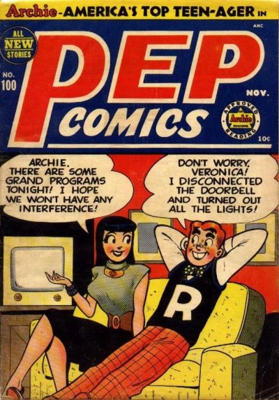 Cover for Pep Comics (Archie, 1940 series) #100
