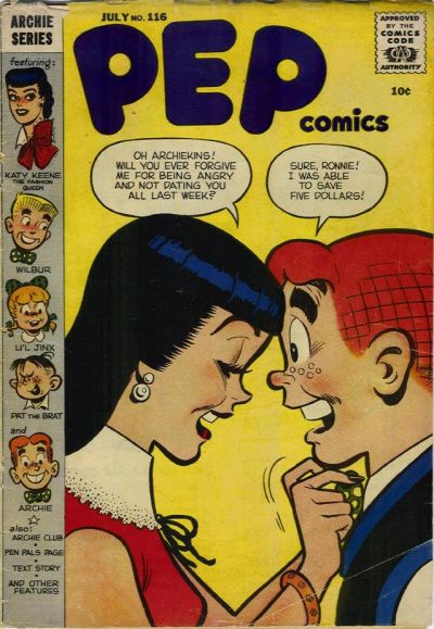 Cover for Pep Comics (Archie, 1940 series) #116