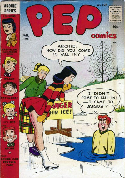 Cover for Pep Comics (Archie, 1940 series) #125