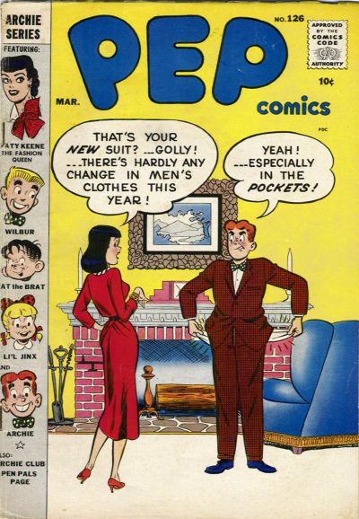 Cover for Pep Comics (Archie, 1940 series) #126