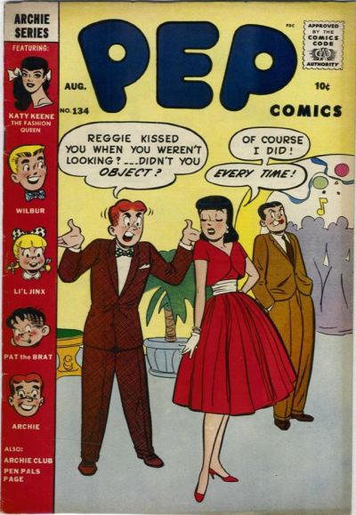 Cover for Pep Comics (Archie, 1940 series) #134