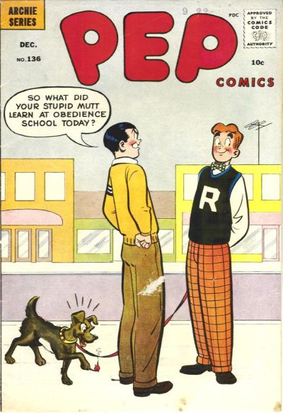 Cover for Pep Comics (Archie, 1940 series) #136