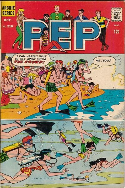 Cover for Pep (Archie, 1960 series) #210