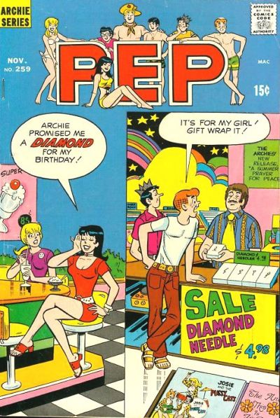 Cover for Pep (Archie, 1960 series) #259