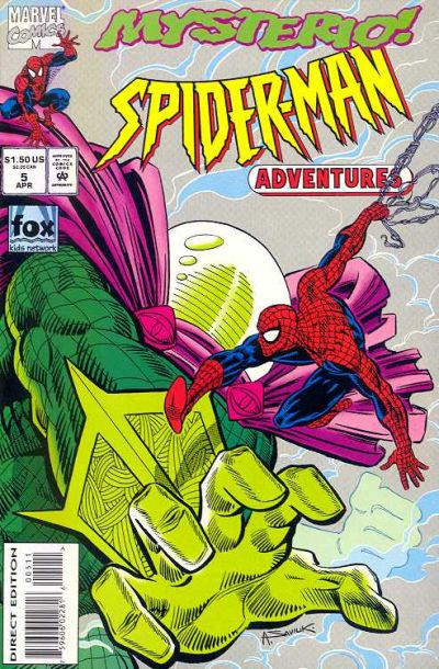Cover for Spider-Man Adventures (Marvel, 1994 series) #5 [Direct]