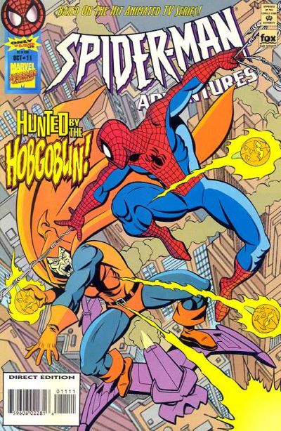 Cover for Spider-Man Adventures (Marvel, 1994 series) #11 [Direct]