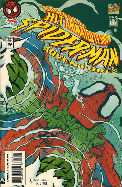 Cover for Spider-Man Adventures (Marvel, 1994 series) #15 [Direct]