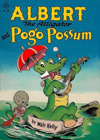 Cover for Four Color (Dell, 1942 series) #105 - Albert the Alligator and Pogo Possum