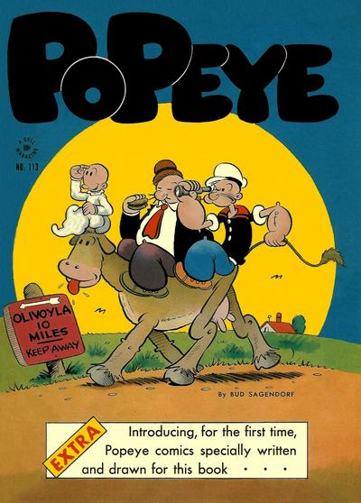 Cover for Four Color (Dell, 1942 series) #113 - Popeye