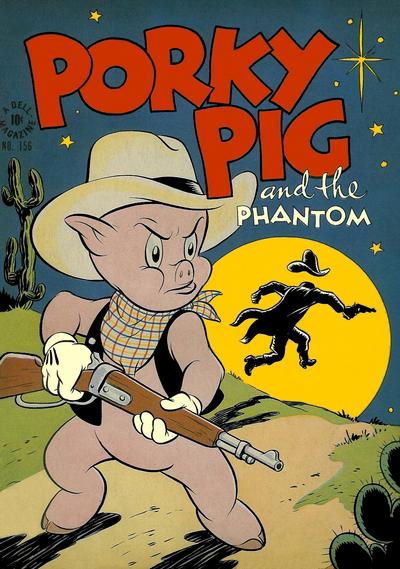 Cover for Four Color (Dell, 1942 series) #156 - Porky Pig and the Phantom