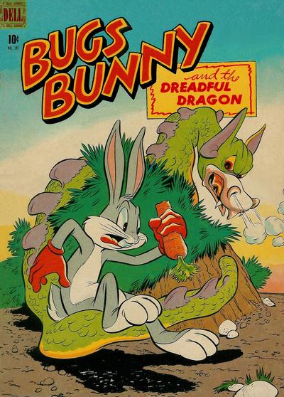 Cover for Four Color (Dell, 1942 series) #187 - Bugs Bunny and the Dreadful Dragon