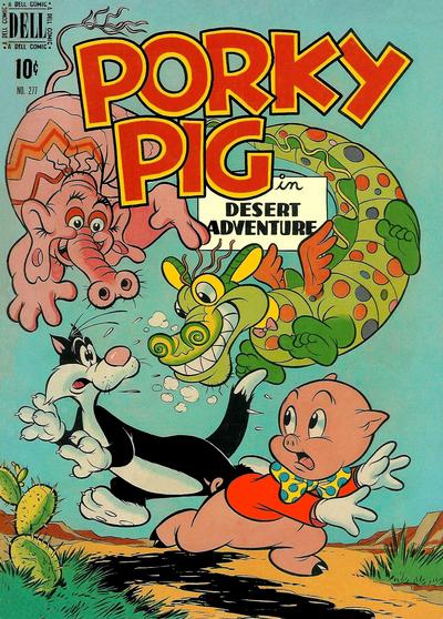 Cover for Four Color (Dell, 1942 series) #277 - Porky Pig in Desert Adventure