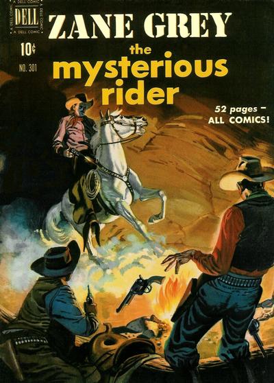 Cover for Four Color (Dell, 1942 series) #301 - Zane Grey The Mysterious Rider