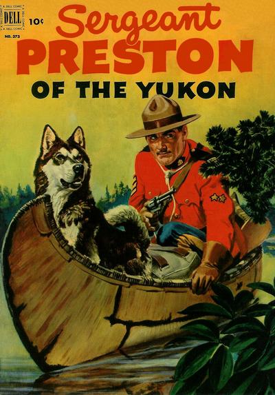 Cover for Four Color (Dell, 1942 series) #373 - Sergeant Preston of the Yukon