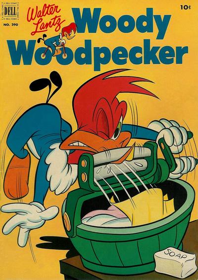 Cover for Four Color (Dell, 1942 series) #390 - Walter Lantz Woody Woodpecker