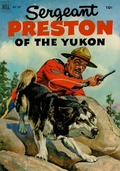 Cover for Four Color (Dell, 1942 series) #397 - Sergeant Preston of the Yukon