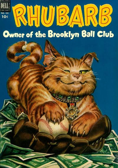 Cover for Four Color (Dell, 1942 series) #423 - Rhubarb, Owner of the Brooklyn Ball Club