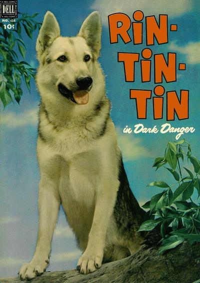 Cover for Four Color (Dell, 1942 series) #434 - Rin-Tin-Tin in Dark Danger