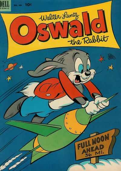 Cover for Four Color (Dell, 1942 series) #458 - Walter Lantz Oswald the Rabbit
