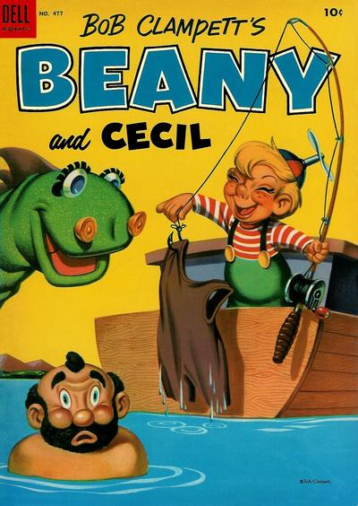 Cover for Four Color (Dell, 1942 series) #477 - Bob Clampett's Beany and Cecil