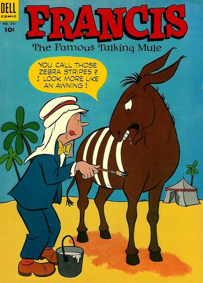 Cover for Four Color (Dell, 1942 series) #501 - Francis, the Famous Talking Mule