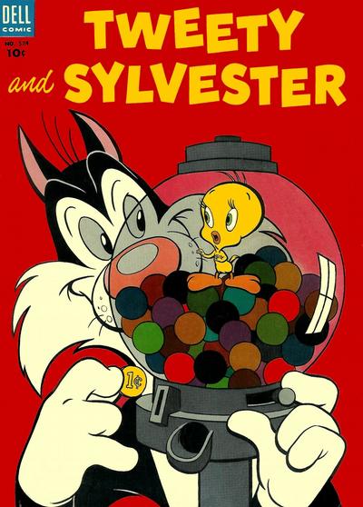 Cover for Four Color (Dell, 1942 series) #524 - Tweety and Sylvester