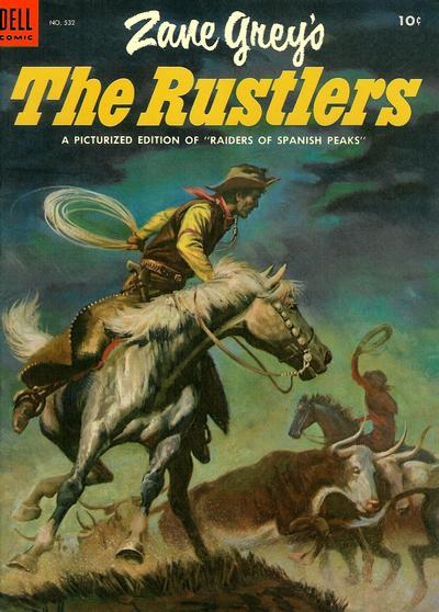 Cover for Four Color (Dell, 1942 series) #532 - Zane Grey's The Rustlers