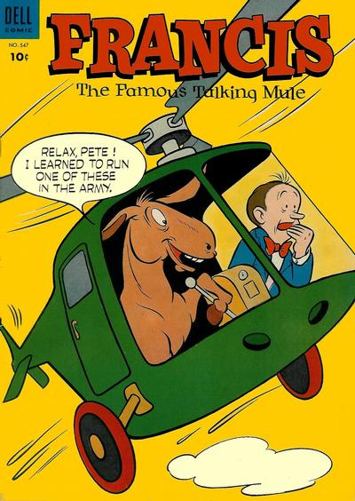 Cover for Four Color (Dell, 1942 series) #547 - Francis, the Famous Talking Mule