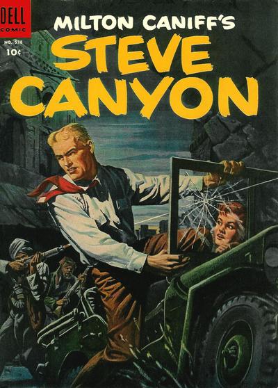Cover for Four Color (Dell, 1942 series) #578 - Milton Caniff's Steve Canyon