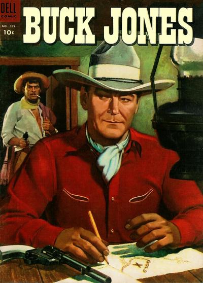 Cover for Four Color (Dell, 1942 series) #589 - Buck Jones