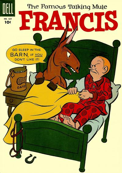 Cover for Four Color (Dell, 1942 series) #621 - Francis The Famous Talking Mule