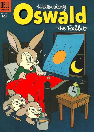 Cover for Four Color (Dell, 1942 series) #623 - Walter Lantz Oswald the Rabbit
