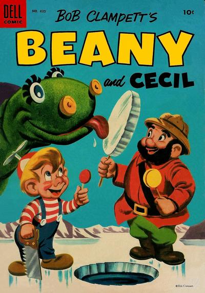 Cover for Four Color (Dell, 1942 series) #635 - Bob Clampett's Beany and Cecil