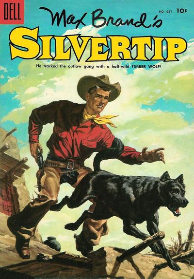 Cover for Four Color (Dell, 1942 series) #637 - Max Brand's Silvertip
