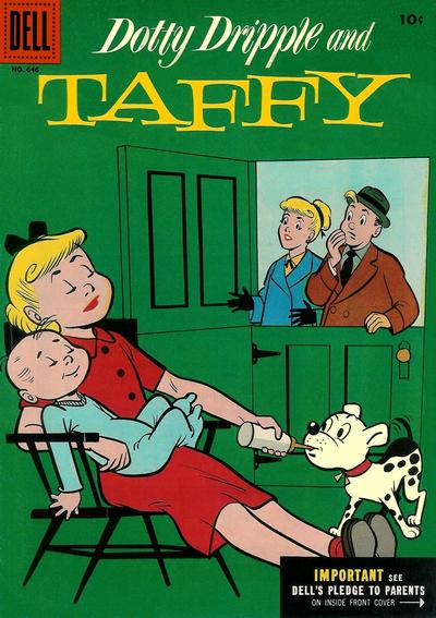 Cover for Four Color (Dell, 1942 series) #646 - Dotty Dripple and Taffy