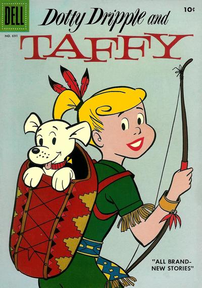 Cover for Four Color (Dell, 1942 series) #691 - Dotty Dripple and Taffy