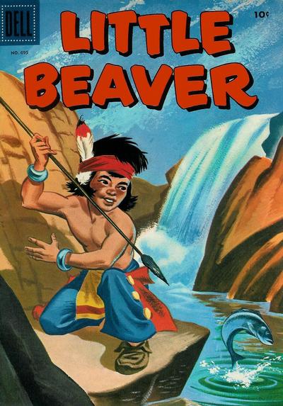 Cover for Four Color (Dell, 1942 series) #695 - Little Beaver