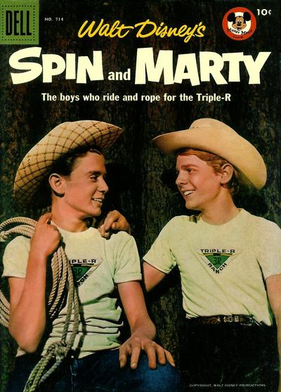 Cover for Four Color (Dell, 1942 series) #714 - Walt Disney's Spin and Marty