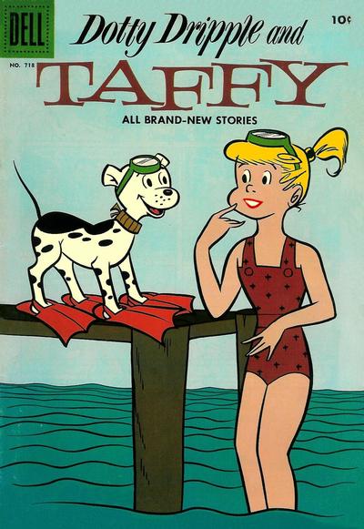 Cover for Four Color (Dell, 1942 series) #718 - Dotty Dripple and Taffy
