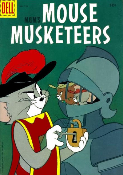 Cover for Four Color (Dell, 1942 series) #728 - M-G-M's Mouse Musketeers