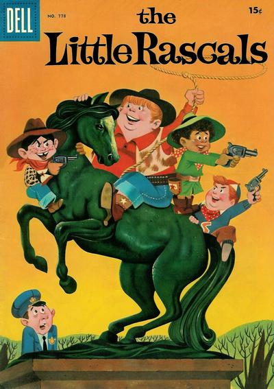 Cover for Four Color (Dell, 1942 series) #778 - The Little Rascals [15 cent variant]