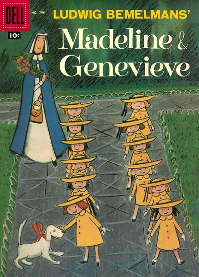 Cover for Four Color (Dell, 1942 series) #796 - Ludwig Bemelmans' Madeline & Genevieve